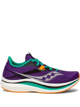 Saucony: Фиолетовые кроссовки  Endorphin Pro 2