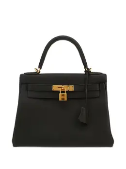 Hermès Pre-Owned: Чёрная сумка-шоппер 