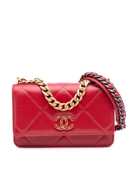 CHANEL Pre-Owned: Красный кошелёк 