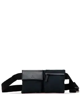 Gucci Pre-Owned: Голубая поясная сумка 