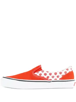 Vans: Красные кроссовки 