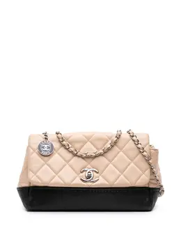 CHANEL Pre-Owned: Двухцветная сумка через плечо 