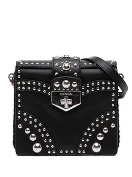 Prada Pre-Owned: Чёрная сумка на руку 
