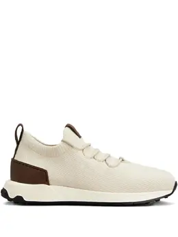 Tod's: Белые кроссовки 
