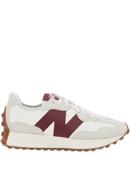 New Balance: Белые кроссовки  327