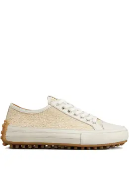 Tod's: Белые кроссовки 