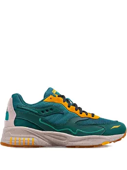 Saucony: Зелёные кроссовки  Grid
