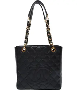 CHANEL Pre-Owned: Чёрная сумка 