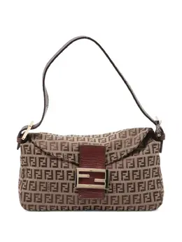 Fendi Pre-Owned: Коричневая сумка 