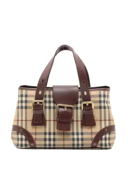 Burberry Pre-Owned: Бежевая сумка 
