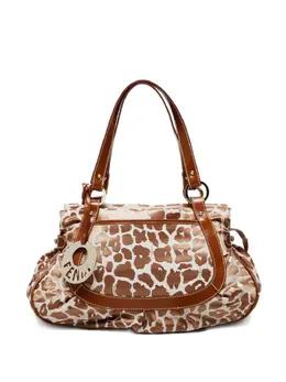 Fendi Pre-Owned: Сумка с леопардовым принтом 
