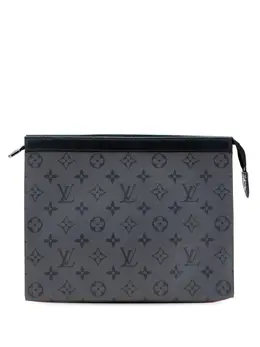 Louis Vuitton Pre-Owned: Серый клатч 