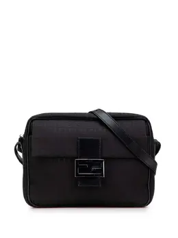 Fendi Pre-Owned: Чёрная сумка через плечо 