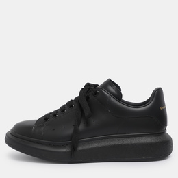 Alexander McQueen: Чёрные кроссовки  Oversized