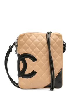 CHANEL Pre-Owned: Коричневая сумка через плечо 