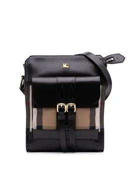 Burberry Pre-Owned: Коричневая сумка через плечо 
