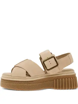Clarks Originals: Бежевые сандалии 
