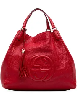 Gucci Pre-Owned: Красная сумка-шоппер 