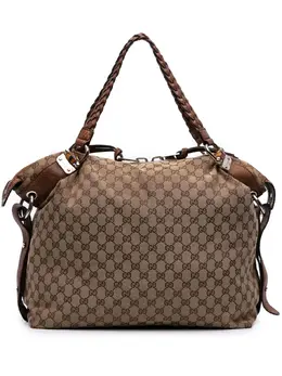 Gucci Pre-Owned: Коричневая сумка-шоппер 