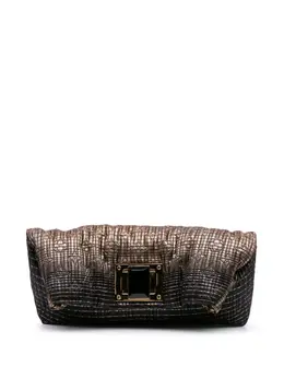 Louis Vuitton Pre-Owned: Чёрный клатч 