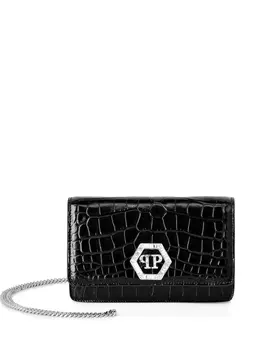 Philipp Plein: Чёрный клатч  Crystal