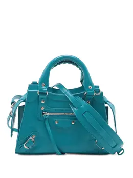 Balenciaga Pre-Owned: Голубая сумка-шоппер 