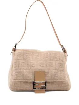 Fendi Pre-Owned: Бежевая сумка 