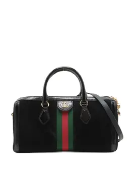 Gucci Pre-Owned: Чёрная сумка-шоппер 