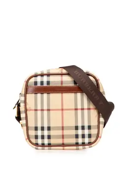 Burberry Pre-Owned: Коричневая сумка через плечо 