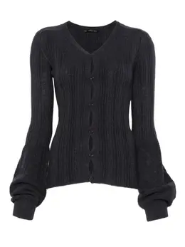 Yohji Yamamoto Pre-Owned: Тёмный кардиган 