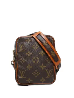 Louis Vuitton Pre-Owned: Коричневая сумка через плечо 