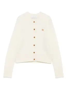 Maison Kitsuné: Белый кардиган 