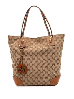 Gucci Pre-Owned: Коричневая сумка-шоппер 