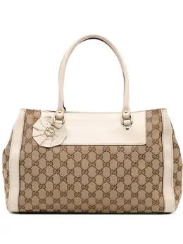Gucci Pre-Owned: Коричневая сумка-шоппер 