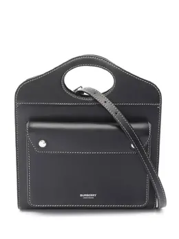 Burberry Pre-Owned: Чёрная сумка 