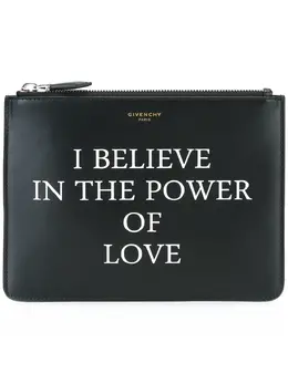 Givenchy: Чёрный клатч 
