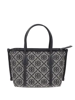 Tory Burch: Бежевая сумка-шоппер  Perry