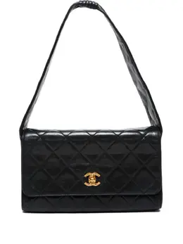 CHANEL Pre-Owned: Чёрная сумка 