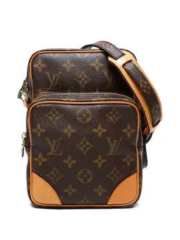 Louis Vuitton Pre-Owned: Коричневая сумка через плечо 