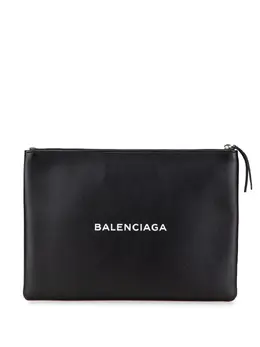 Balenciaga Pre-Owned: Чёрный клатч 