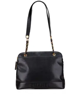 CHANEL Pre-Owned: Чёрная сумка 