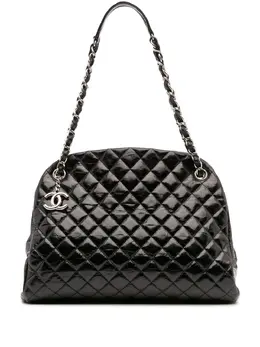 CHANEL Pre-Owned: Серебристая сумка 