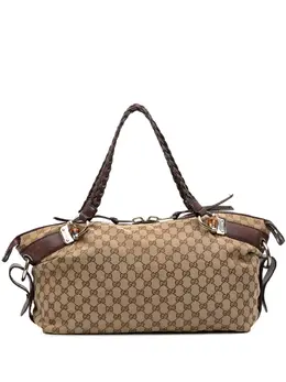 Gucci Pre-Owned: Коричневая сумка-шоппер 