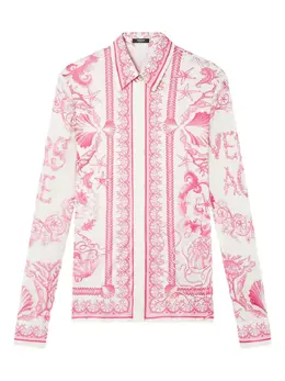 Versace: Рубашка с длинным рукавом 