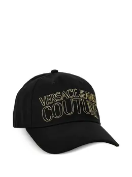 Versace Jeans Couture: Чёрная кепка 