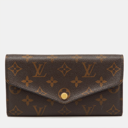 Louis Vuitton: Коричневый кошелёк 