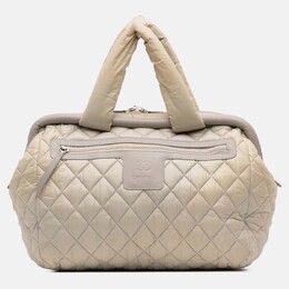 Chanel: Бежевая сумка 