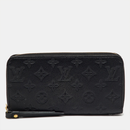 Louis Vuitton: Чёрный кошелёк  Zippy