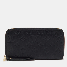 Louis Vuitton: Чёрный кошелёк  Zippy