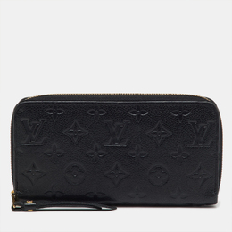 Louis Vuitton: Чёрный кошелёк  Zippy